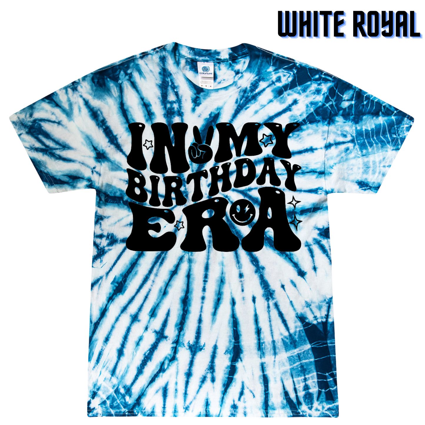Vibrant Youth Tie Dye 'In My Birthday Era' T-Shirt