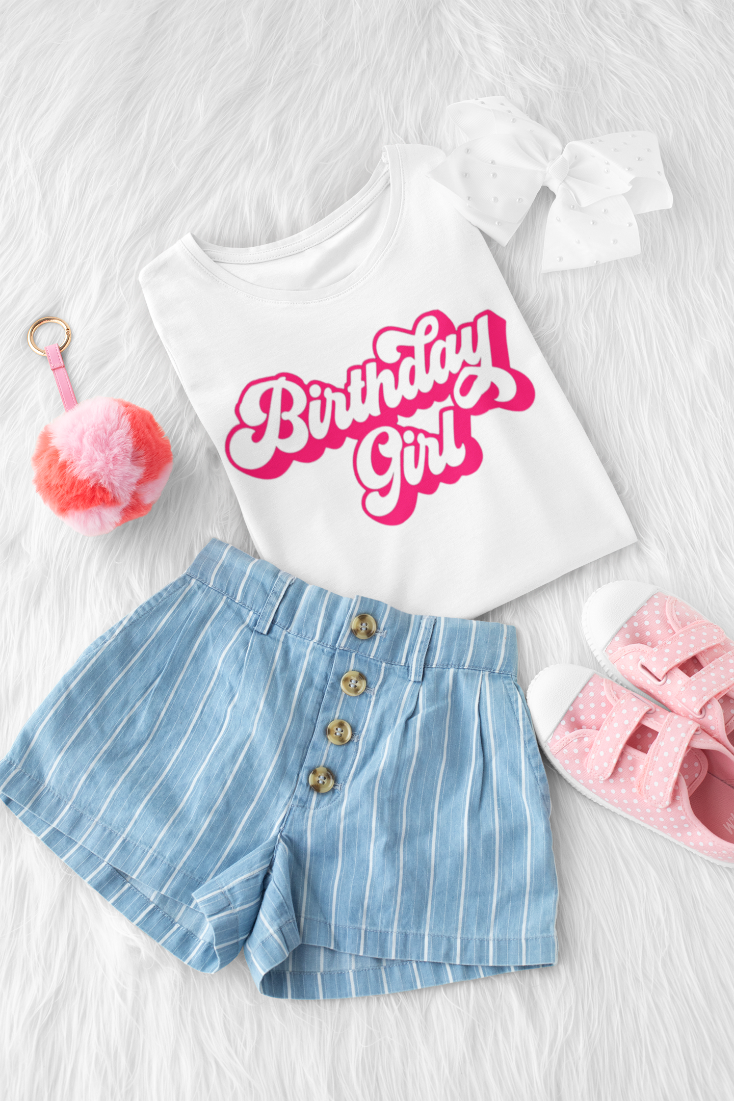 Children's Birthday Girl T-Shirt