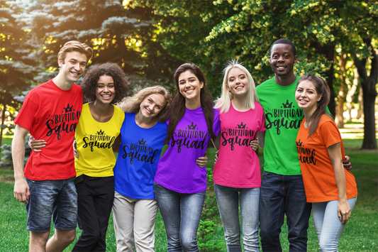 Birthday Squad T-Shirt For Youth & Adult